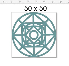 Mandala 4.  pack of 1  50x50mm.  Min buy 3 packs